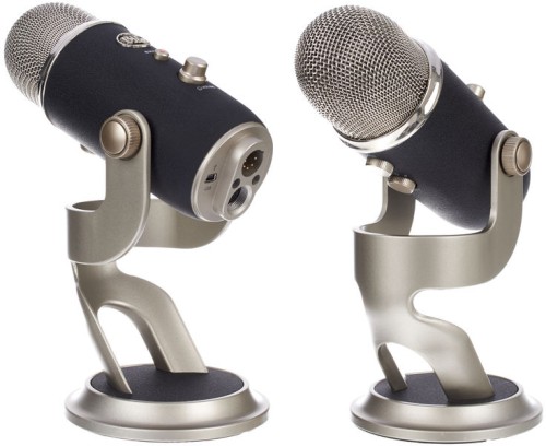 Microfono stereo/bidirezionale/omnidirezionale professionale Blue Yeti Pro (costo circa 250 euro)